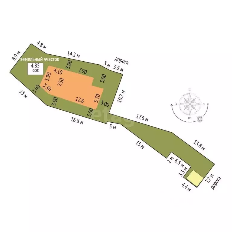 Дом в Краснодарский край, Геленджик Голубая Бухта мкр,  (139 м) - Фото 2