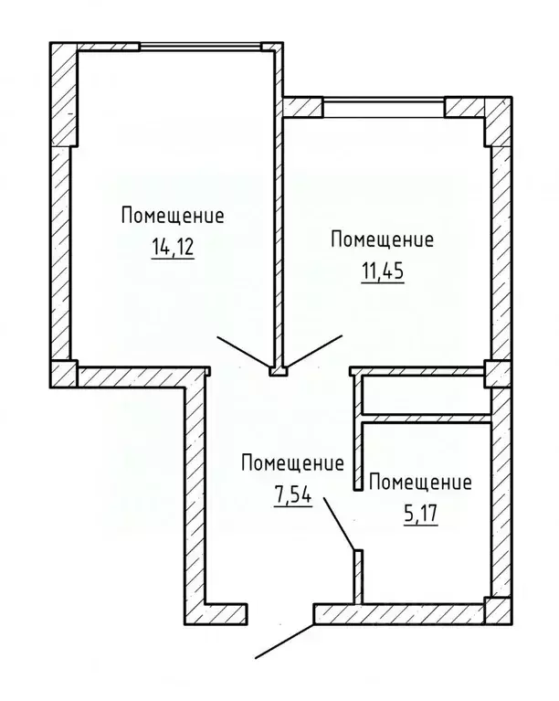 1-к кв. Кабардино-Балкария, Нальчик ул. Атажукина, 147А (38.25 м) - Фото 2