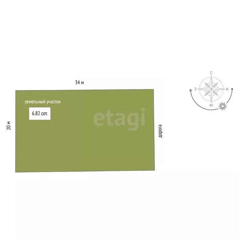 Участок в Ростовская область, Аксайский район, Старочеркасское с/пос, ... - Фото 2