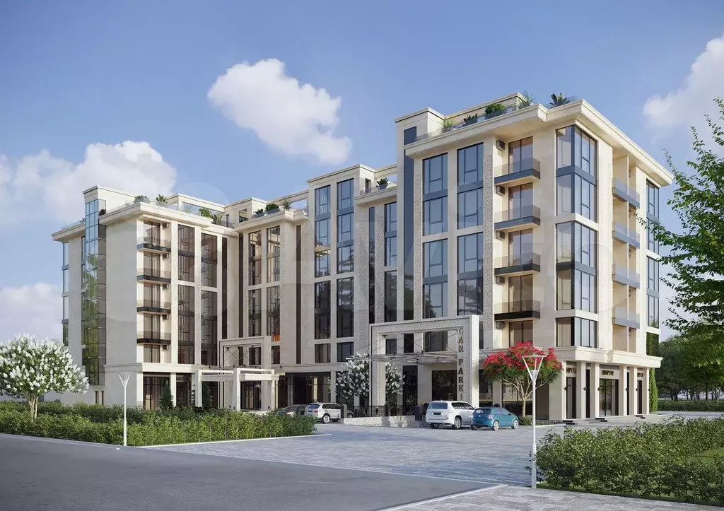 Апартаменты-студия, 27 м, 3/7 эт. - Фото 1