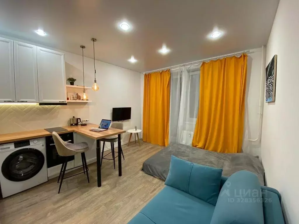 Студия Татарстан, Казань ул. Родины, 26Г (28.0 м) - Фото 2