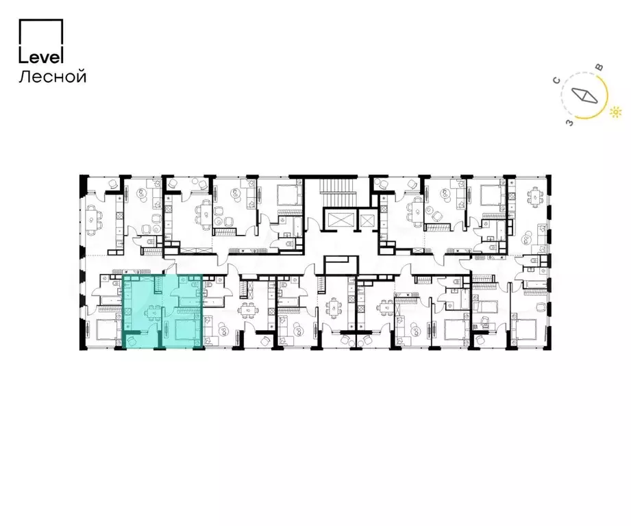 1-к. квартира, 31,6 м, 10/15 эт. - Фото 1