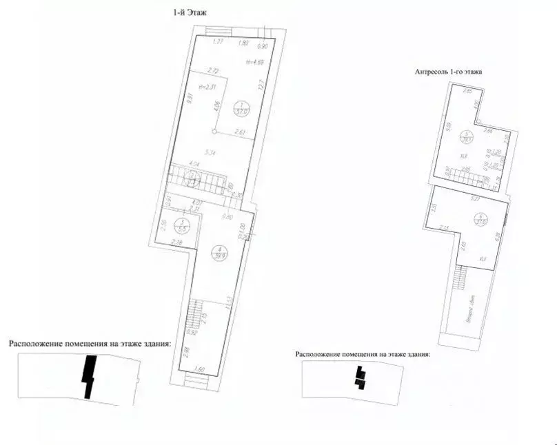 Помещение свободного назначения в Москва Холодильный пер., 3к1 (72 м) - Фото 2