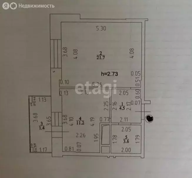1-комнатная квартира: Казань, проспект Победы, 139к1 (41 м) - Фото 0
