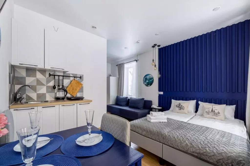 Студия Санкт-Петербург Тележная ул., 13В (18.0 м) - Фото 1