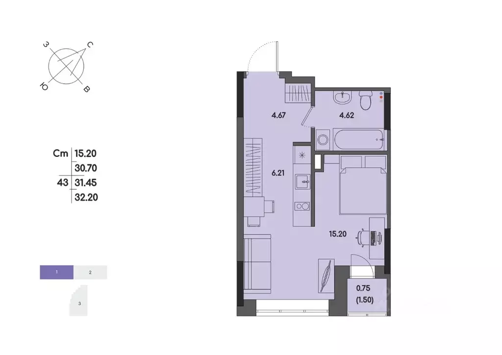 Студия Удмуртия, Ижевск ул. Джамбула, 83 (31.45 м) - Фото 1