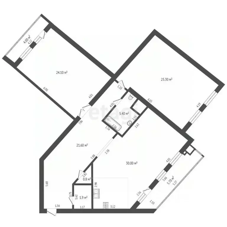 3-к кв. Самарская область, Самара ул. Алексея Толстого, 78 (110.8 м) - Фото 2