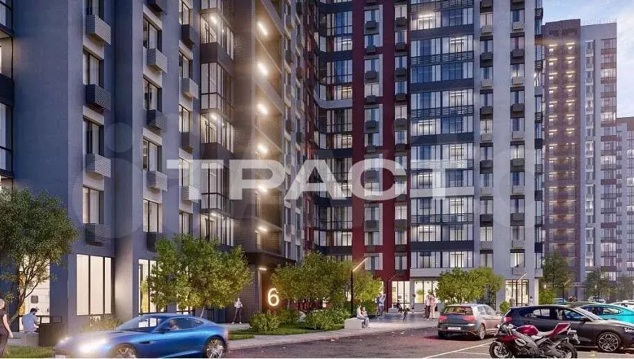 Квартира-студия, 17,4 м, 12/17 эт. - Фото 1