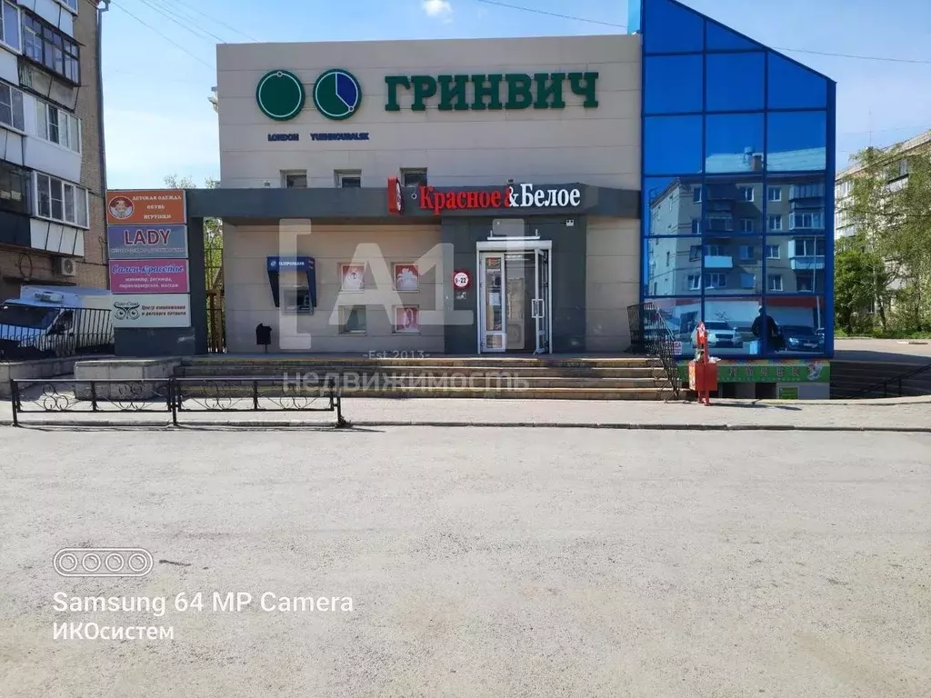 Торговая площадь в Челябинская область, Южноуральск ул. Мира, 44В (108 ... - Фото 0