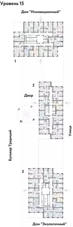 2-к кв. Тюменская область, Тюмень ул. Андрея Кореневского, 3к2 (47.14 ... - Фото 1