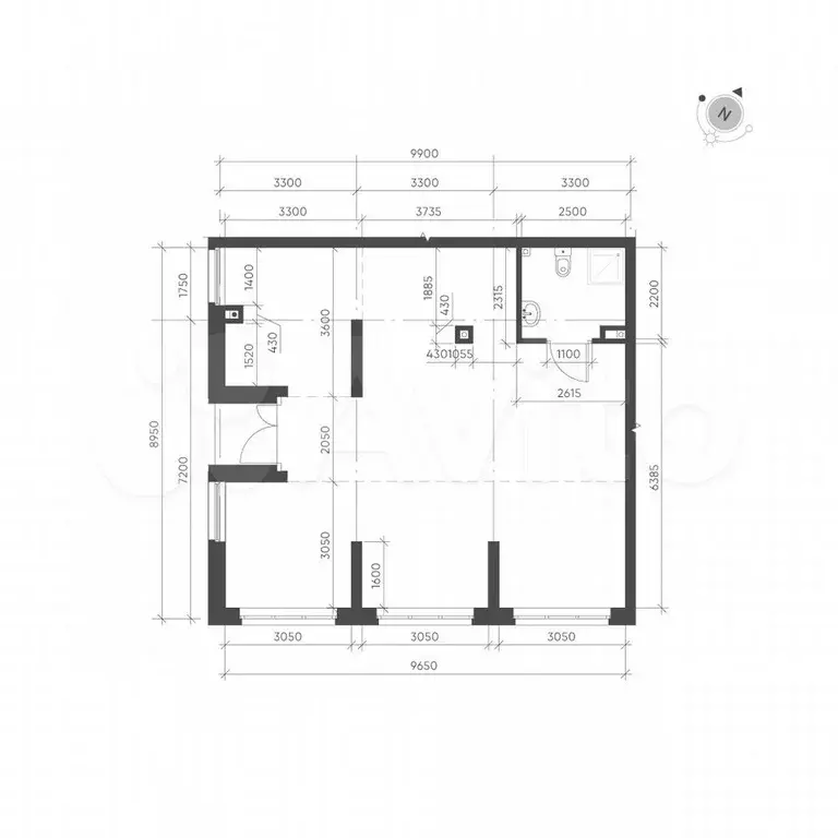 Продам помещение свободного назначения, 77.8 м - Фото 1