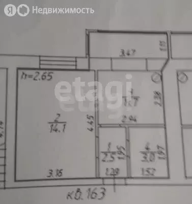 1-комнатная квартира: Михайловск, улица Ленина, 213/6 (33.5 м) - Фото 0