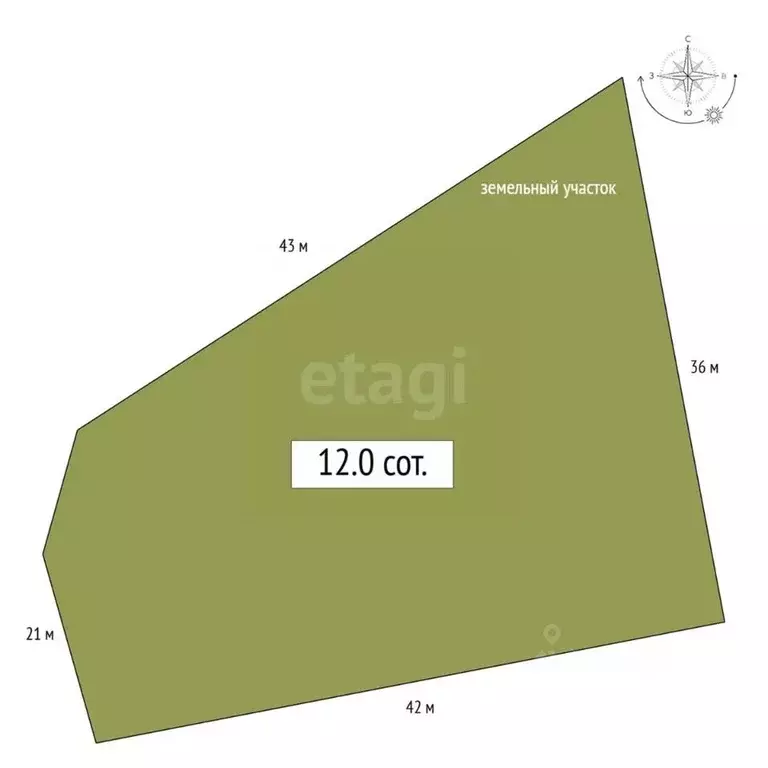 Участок в Алтай, Майминский район, пос. Дубровка Школьная ул. (12.0 ... - Фото 2