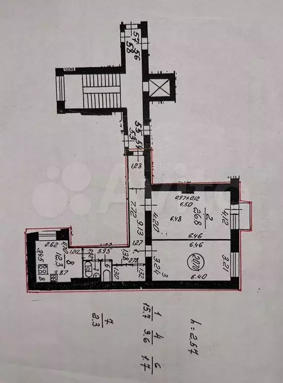 2-к. квартира, 83 м, 5/6 эт. - Фото 0