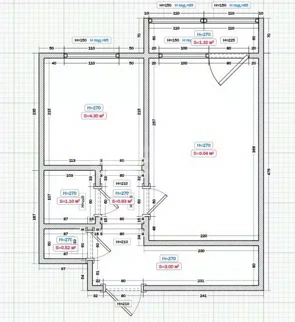 1-к кв. Костромская область, Кострома Венеция мкр, 5 (43.2 м) - Фото 2
