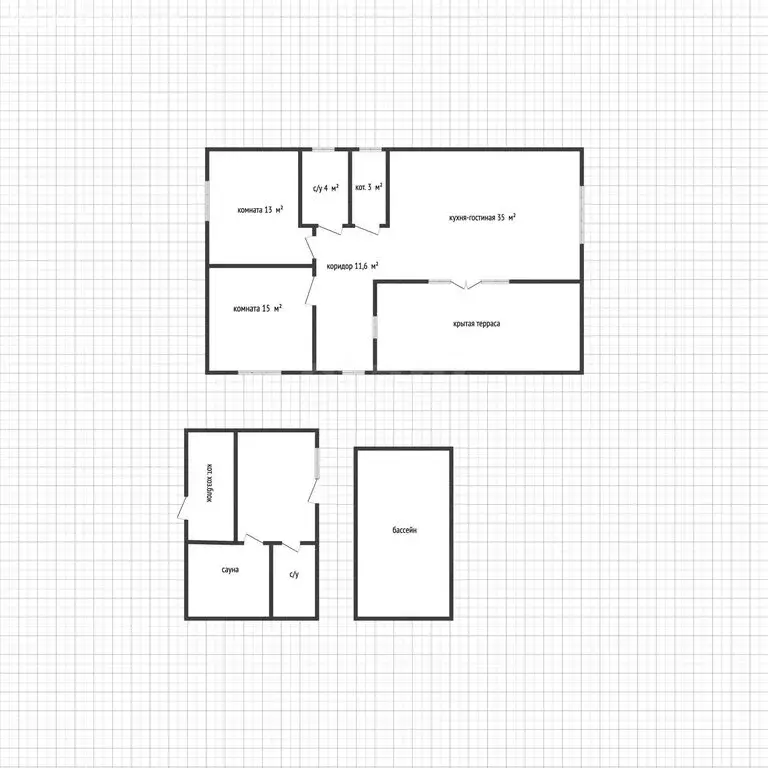Дом в хутор Гавердовский, СНТ Озёрное, Лебединая улица (81.6 м) - Фото 1