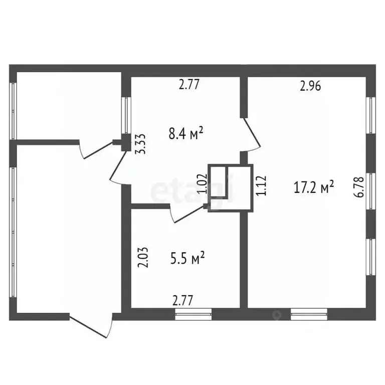 Дом в Саха (Якутия), Якутск ул. Красноярова, 49/1 (31 м) - Фото 1