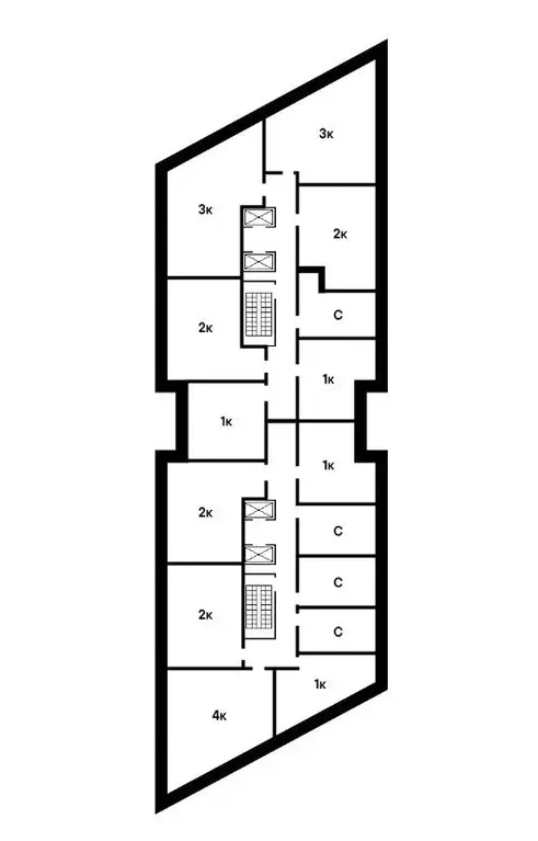 2-к кв. Воронежская область, Воронеж наб. Чуева, 7 (61.75 м) - Фото 1