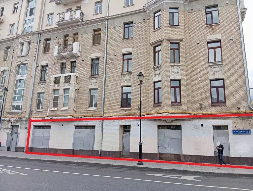 Помещение свободного назначения в Москва ул. Покровка, 11 (240 м) - Фото 1