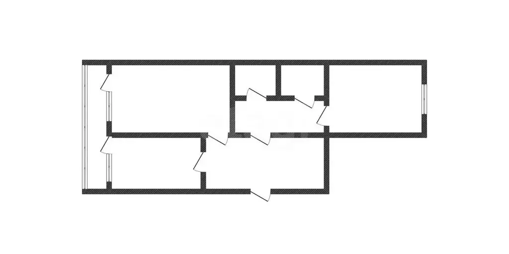 3-комнатная квартира: Арсеньев, улица Балабина, 8 (66.3 м) - Фото 1