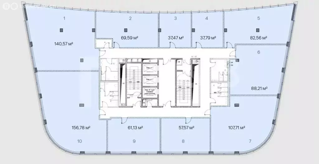 Офис (140.57 м) - Фото 2