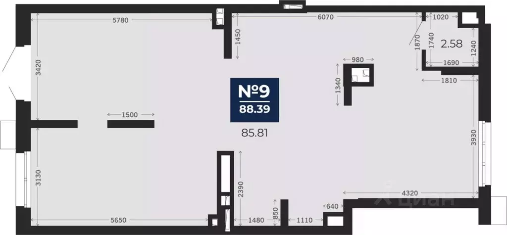 Помещение свободного назначения в Тюменская область, Тюмень Камчатская ... - Фото 1