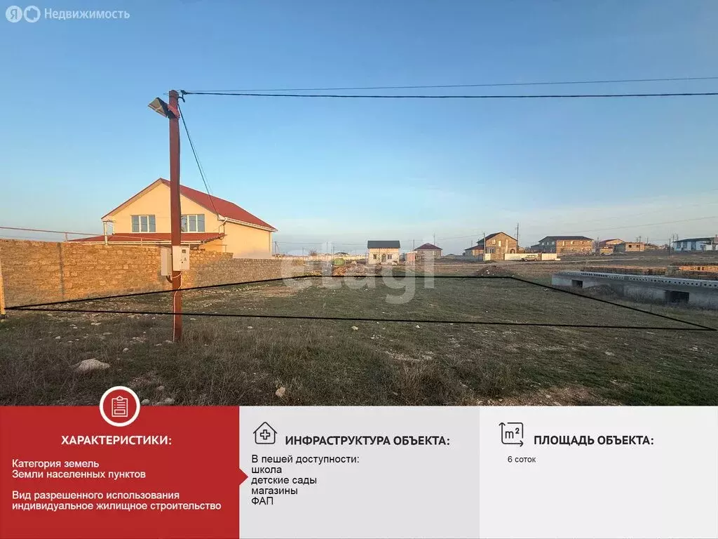 Участок в Евпатория, улица Давулджар (6 м) - Фото 2