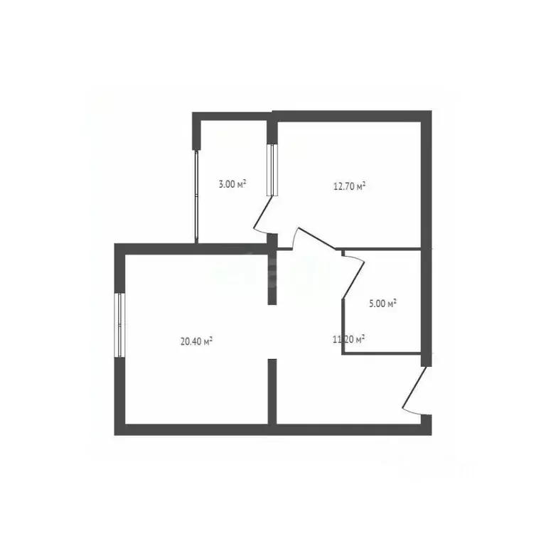 1-к кв. Брянская область, Клинцы ул. Пушкина, 33 (52.0 м) - Фото 1