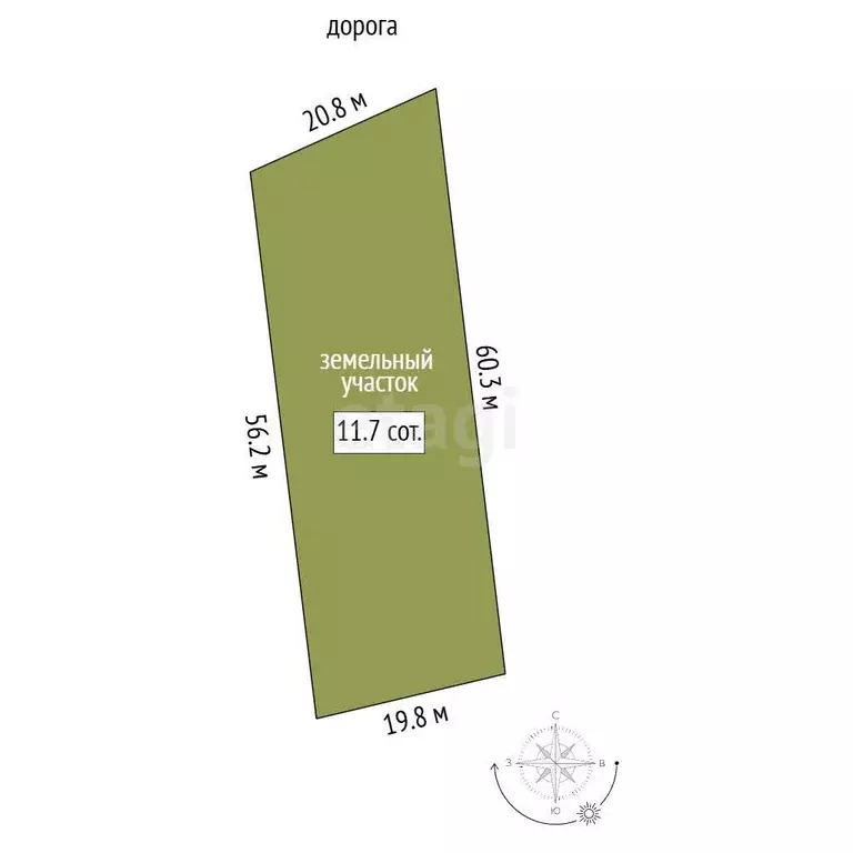 Участок, 11.7 сот., поселения (ижс) - Фото 1