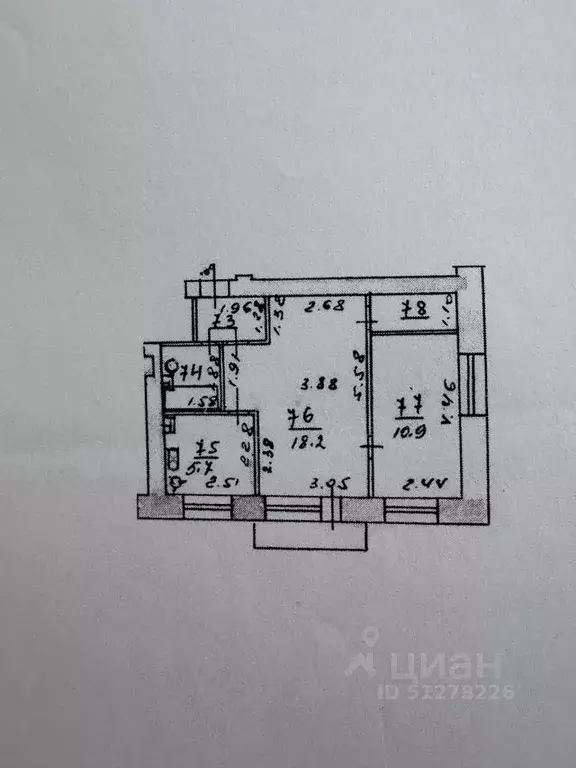 2-к кв. Кировская область, Киров ул. Воровского, 68 (43.0 м) - Фото 2