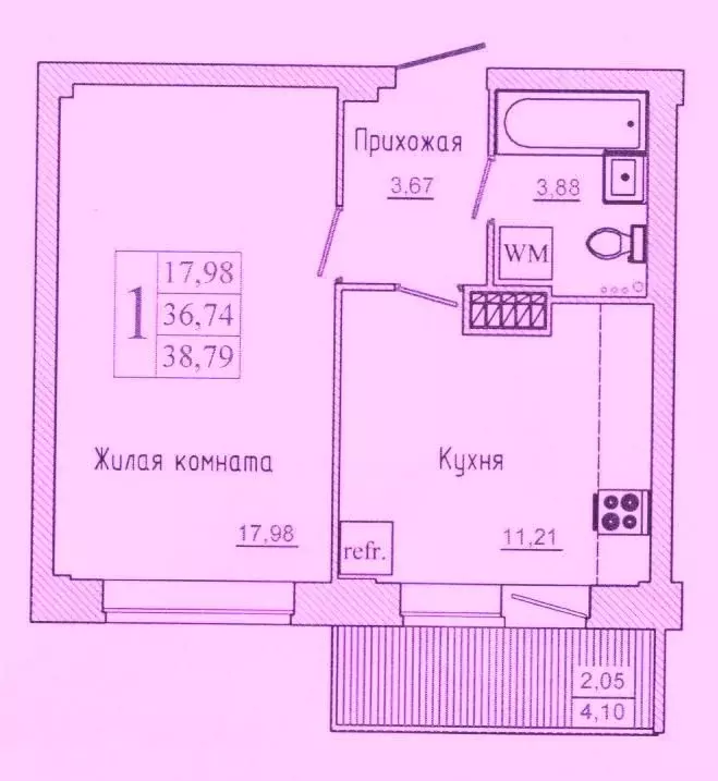 1-к кв. Псковская область, Псковский район, Завеличенская волость, д. ... - Фото 1