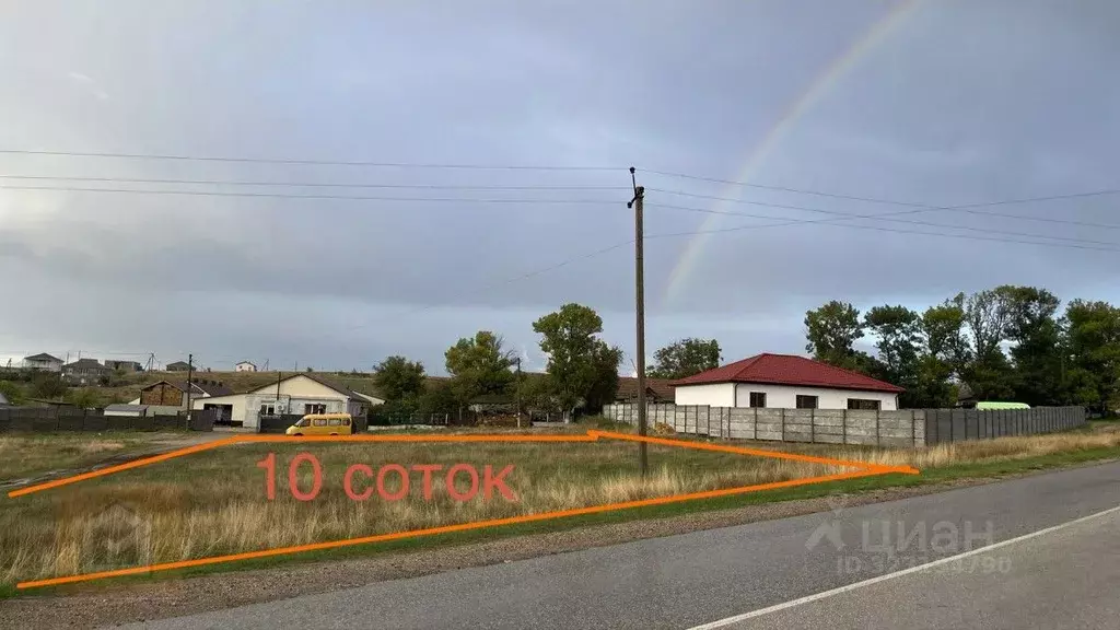 Участок в Крым, Симферопольский район, Пожарское с/пос, с. Демьяновка ... - Фото 2