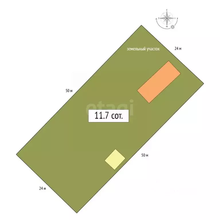 Участок в Алтай, Майминский район, с. Усть-Муны Березовая ул. (11.7 ... - Фото 2