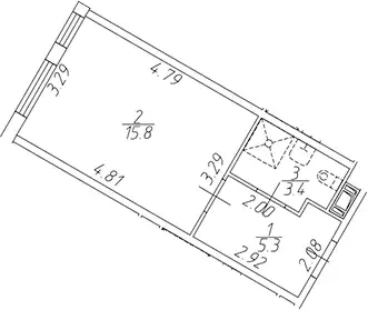 Продаётся квартира-студия, 24.5 м - Фото 1