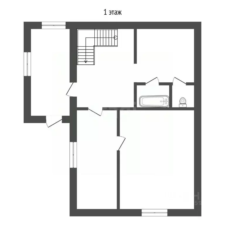 Дом в Тамбовская область, Тамбов Карьерная ул., 100А (95 м) - Фото 2