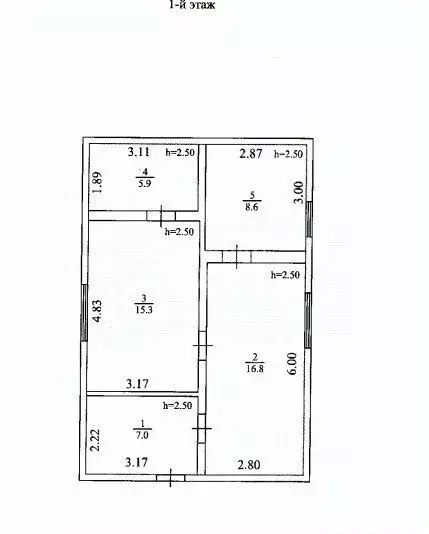 Дом в Хабаровский край, Комсомольск-на-Амуре ул. Пугачева, 59/1 (58 м) - Фото 2