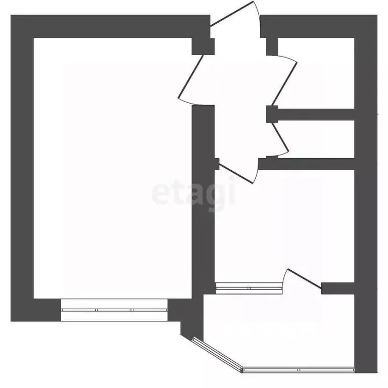 1-к кв. Владимирская область, Ковров Комсомольская ул., 97 (37.6 м) - Фото 1