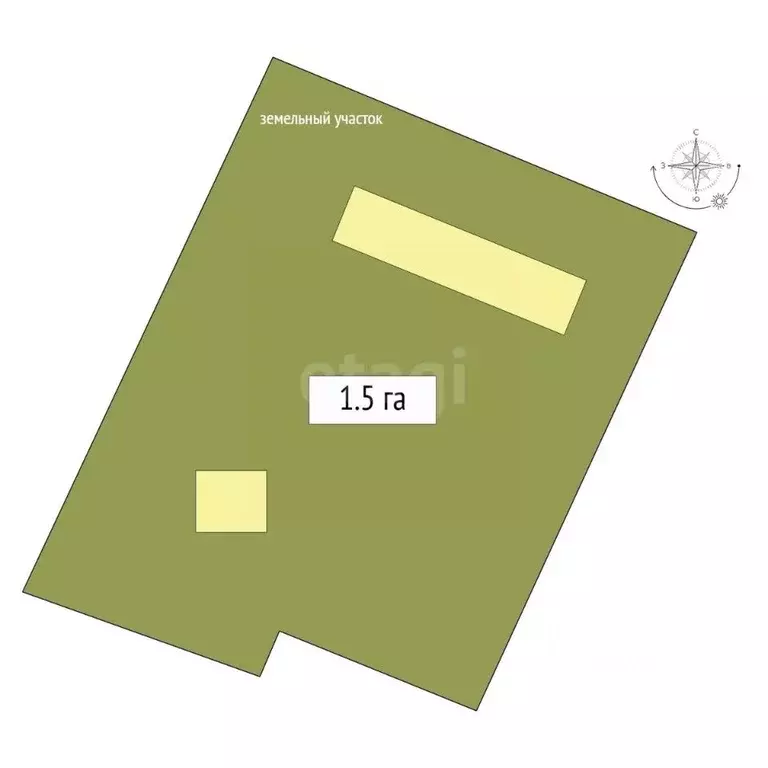 Участок в Новосибирская область, Бердск ул. Зеленая Роща (154.0 сот.) - Фото 2