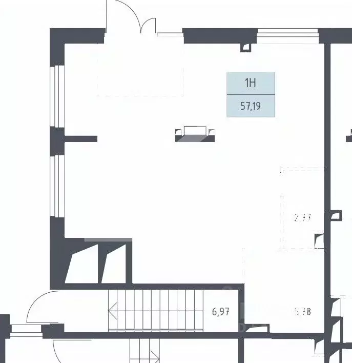 Помещение свободного назначения в Москва ул. Красовского, 2к2 (57 м) - Фото 2