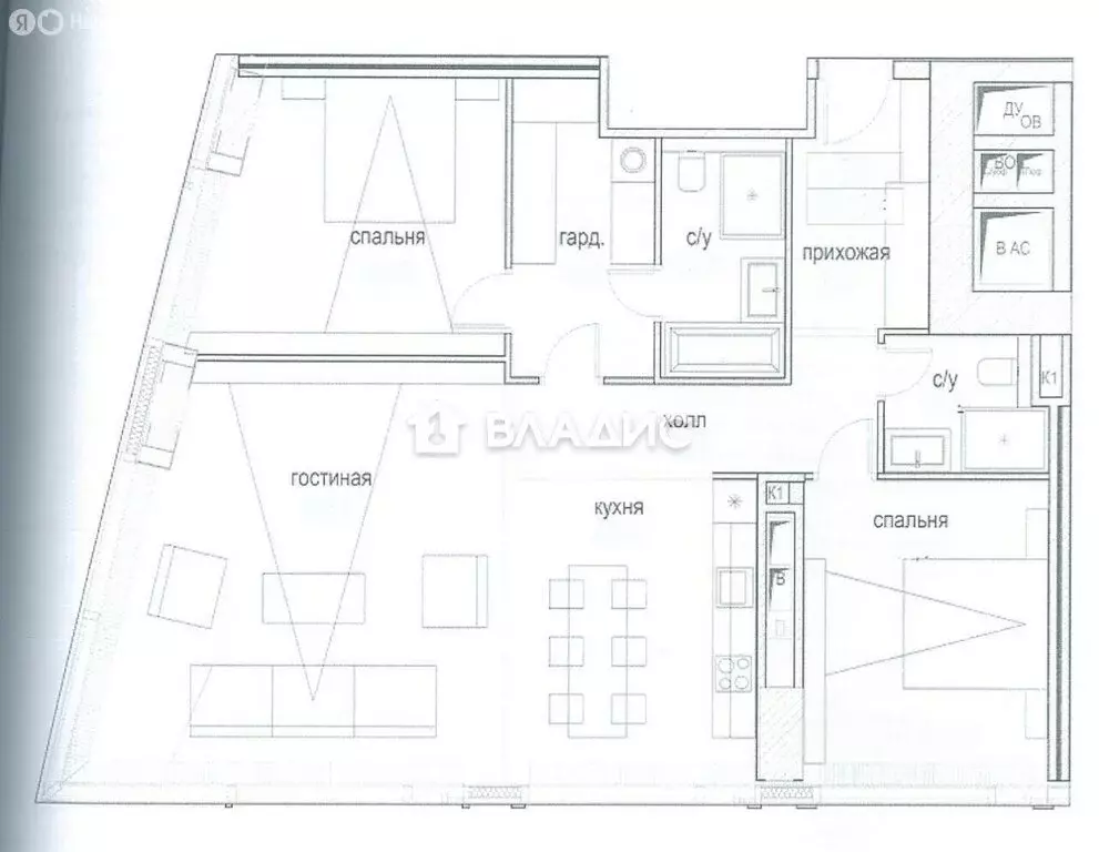 3-комнатная квартира: Москва, Краснопресненская набережная, 14Ак1 ... - Фото 1