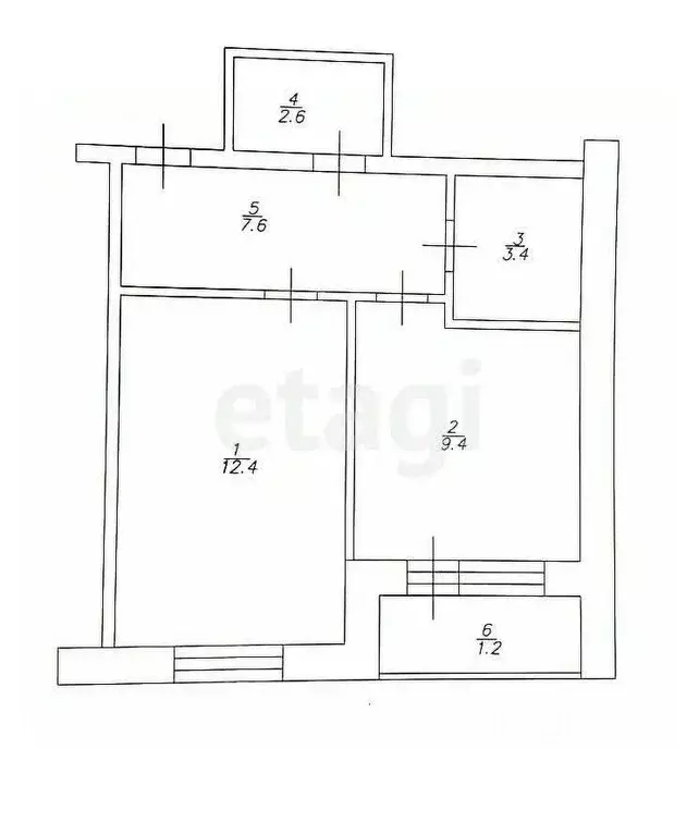 1-к кв. Татарстан, Пестречинский район, Шигалеевское с/пос, с. Новое ... - Фото 1