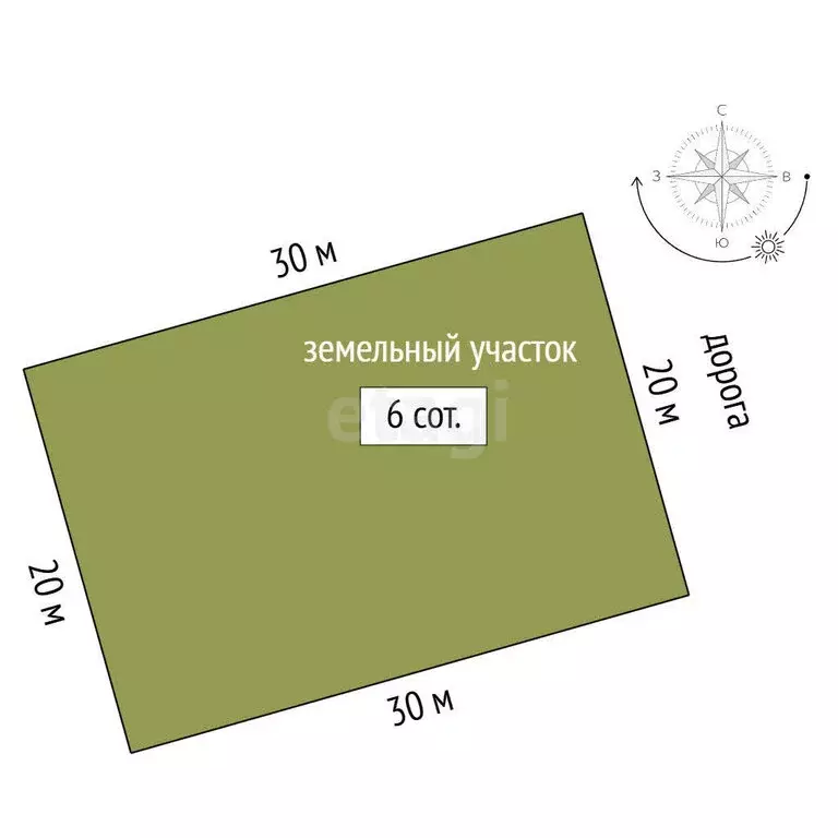 Участок в Симферополь, улица Литовского полка (6 м) - Фото 1