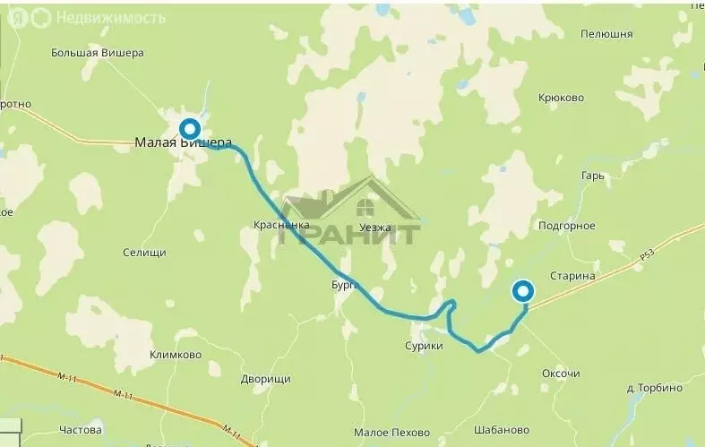 Участок в Веребьинское сельское поселение, деревня Дубровка (15 м) - Фото 2