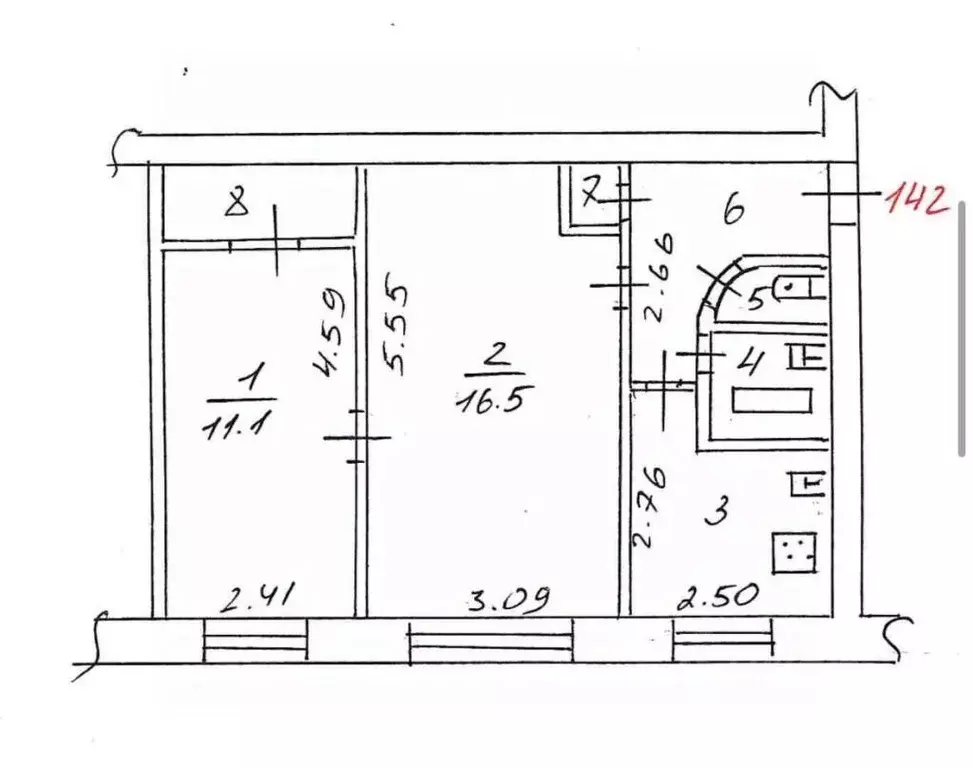 2-к кв. Новгородская область, Великий Новгород Район Софийская ... - Фото 2