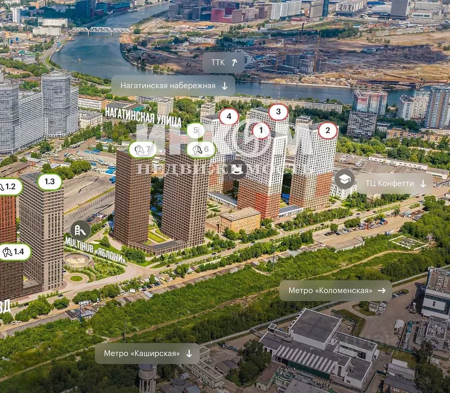 Студия Москва 2-й Нагатинский проезд, 6к1 (25.5 м) - Фото 0