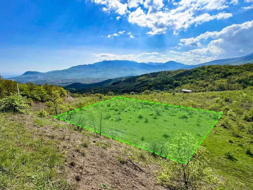 Участок в Крым, Алушта муниципальный округ, с. Лучистое  (10.0 сот.) - Фото 0