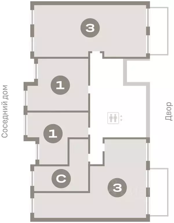3-к кв. Свердловская область, Екатеринбург пер. Торфяной, 4 (96.2 м) - Фото 2