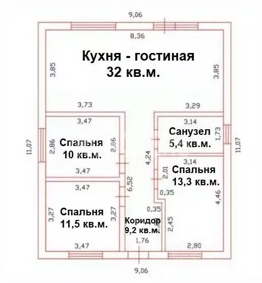 Дом в Краснодарский край, Северский район, Ильское городское ... - Фото 2