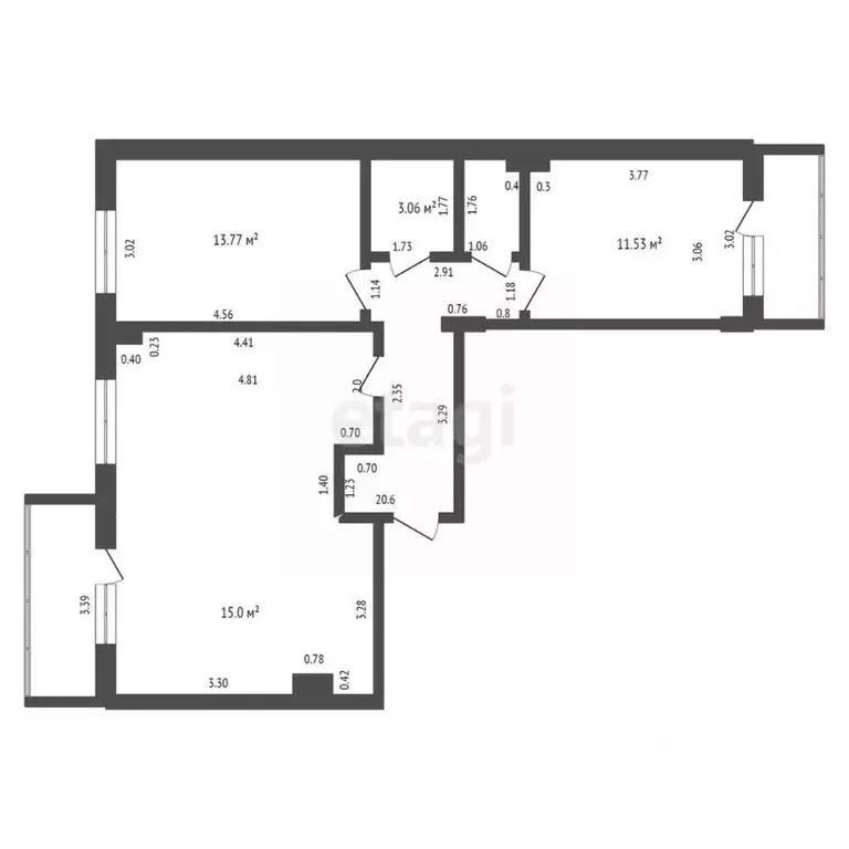 2-к кв. Краснодарский край, Анапа ул. Объездная, 39к3 (71.4 м) - Фото 2