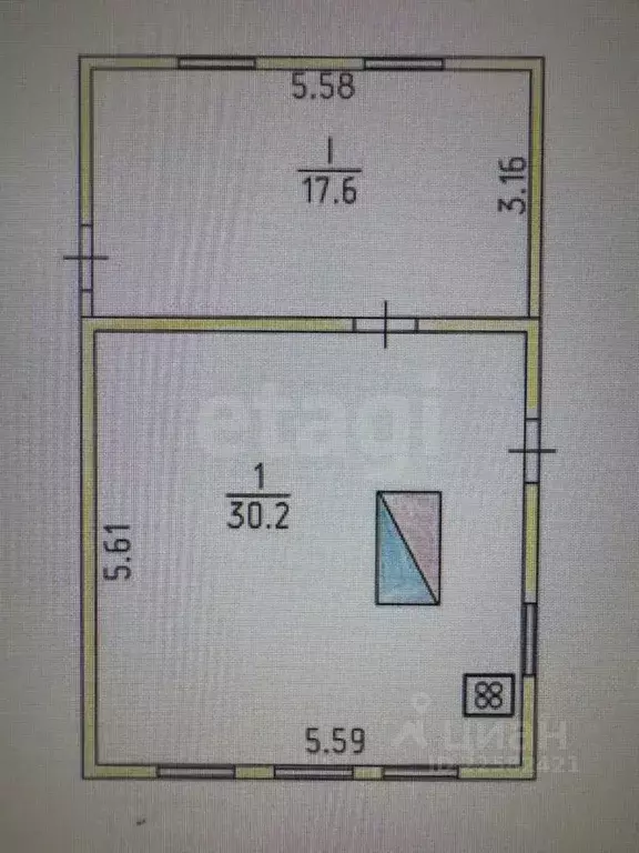 Дом в Удмуртия, Можгинский район, Сардан ст. Союзная ул., 12 (32 м) - Фото 2